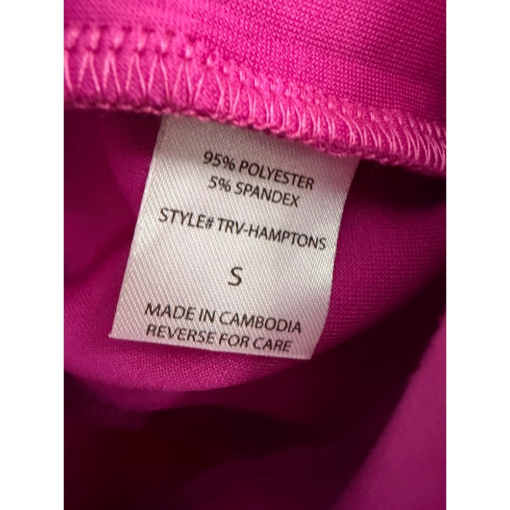 Dear Scarlett Womens Magenta Quarter Zip Pullover Sweatshirt‎ TRV-HAMPTONS Small - Picture 5 of 12